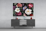 Floral Glass Wall Art.