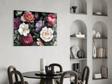 Floral Glass Wall Art.