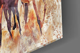 Running Horses Glass Wall Art.