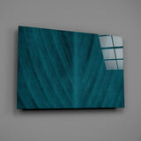 Green Leaf Glass Wall Art.