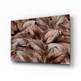 Tropical Leaf Glass Wall Art.