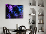 Tropical Leaf Glass Wall Art.