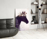 Horse Glass Wall Art.