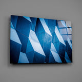Architectural Geometric Shapes Glass Wall Art.