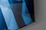 Architectural Geometric Shapes Glass Wall Art.