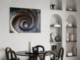 Spiral Glass Wall Art.
