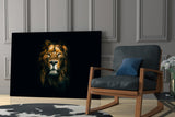 Lion Glass Wall Art.