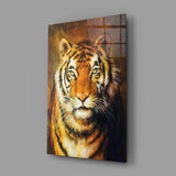 Tiger Glass Wall Art.