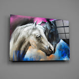 Horse Glass Wall Art.