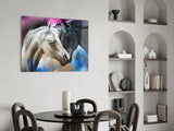 Horse Glass Wall Art.