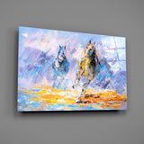 Horse Glass Wall Art.