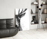 Deer Glass Wall Art.