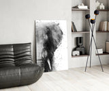 Elephant Glass Wall Art.