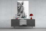 Tiger Glass Wall Art.