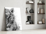Tiger Glass Wall Art.