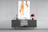 Giraffe Glass Wall Art.