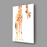 Giraffe Glass Wall Art.