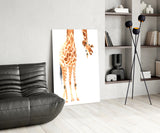 Giraffe Glass Wall Art.
