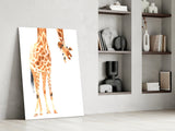 Giraffe Glass Wall Art.