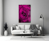 Rose Glass Wall Art.