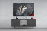 Wolf Glass Wall Art.