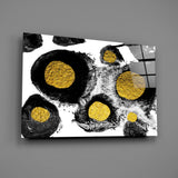 Abstract Colors Glass Wall Art.