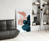 Leaves Glass Wall Art.