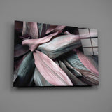 Leaves Glass Wall Art.