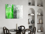 Abstract Glass Wall Art.