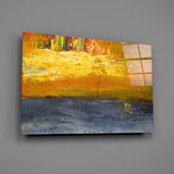 Abstract Glass Wall Art.