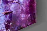 Abstract Glass Wall Art.