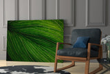 Green Leaf Glass Wall Art.