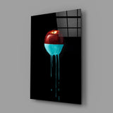 Apple Glass Wall Art.