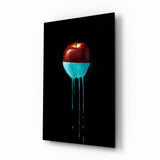 Apfel Glasbild - 72x46 cm