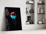 Apple Glass Wall Art.