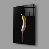 Banana Glass Wall Art.