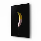 Arte della parete di vetro Banana