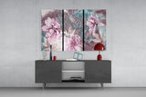 Flowers Glass Wall Art.