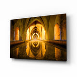 Zisterne Glasbild - 72x46 cm