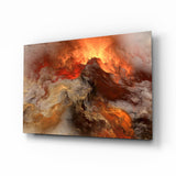 Cuadro de cristal Apocalipsis carmesí - 72x46 cm