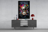 Skull Glass Wall Art.