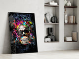 Skull Glass Wall Art.