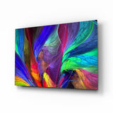 Colorful Patterns Glass Wall Art.