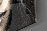 Woman Portrait Glass Wall Art.