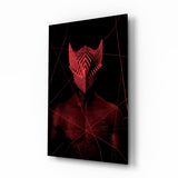 Darko Red Glass Wall Art.