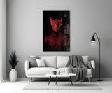 Darko Red Glass Wall Art.