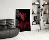 Darko Red Glass Wall Art.
