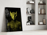 Darko Yellow Glass Wall Art.