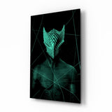 Darko Grün Glasbild - 72x46 cm
