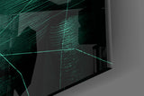 Darko Green Glass Wall Art.